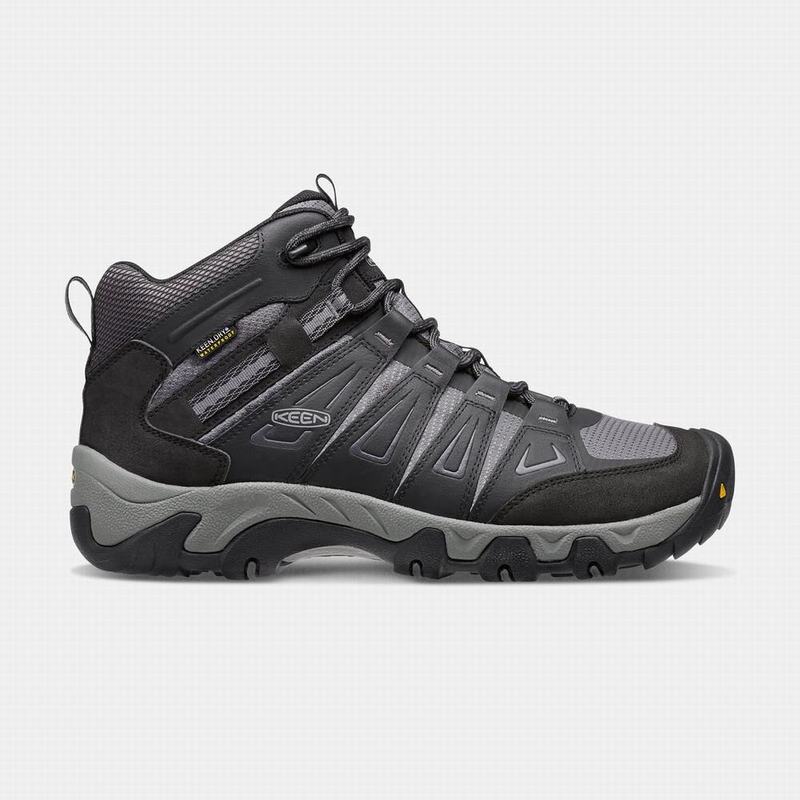 Keen Oakridge Waterproof Mid - Erkek Trekking Bot - Lacivert - Türkiye (274680BDO)